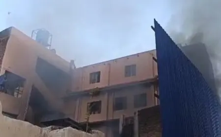 Jugsalai Fire: गणगौर मिष्टान की फैक्ट्री में भड़की भीषण आग, आसमान छूती लपटों से दहला पूरा इलाका!