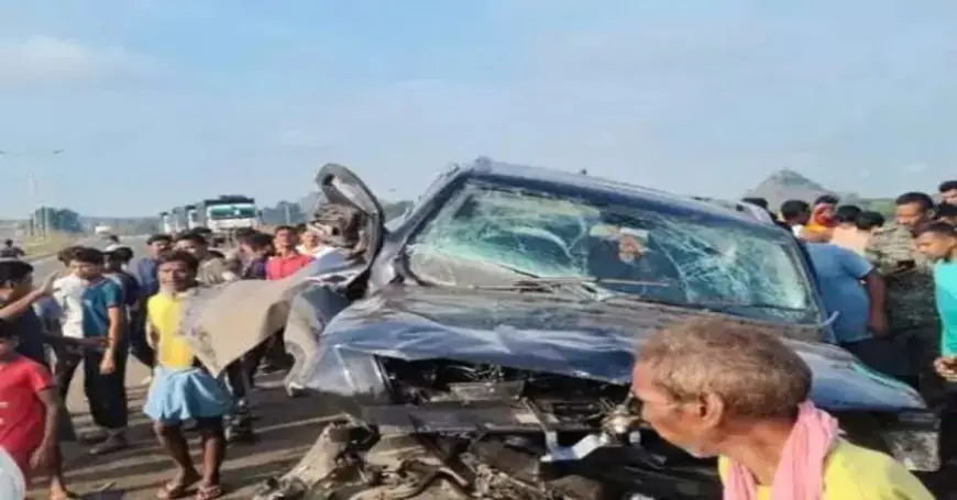 Godda Scorpio Crash: रांची से गुवाहाटी जा रहे परिवार की कार पलटी, एक की मौत, पांच घायल
