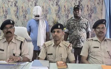 Jamshedpur Gunshot Arrest :  कपाली इस्लामनगर जमीन विवाद में गोली चलाने वाला मुख्य शूटर 'बल्लू' पुरुलिया से गिरफ्तार, खाकी की बड़ी विजुअल रेड!
